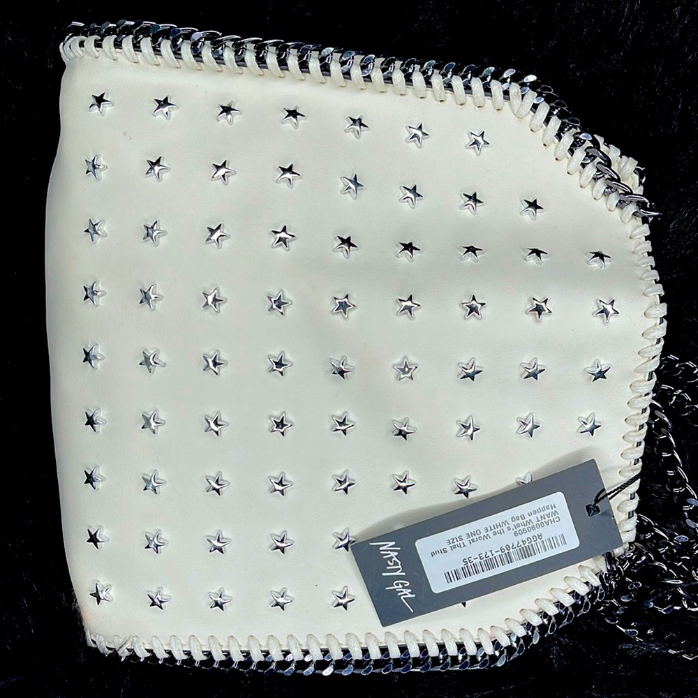 White nasty gal Tote bag *BRAND NEW*